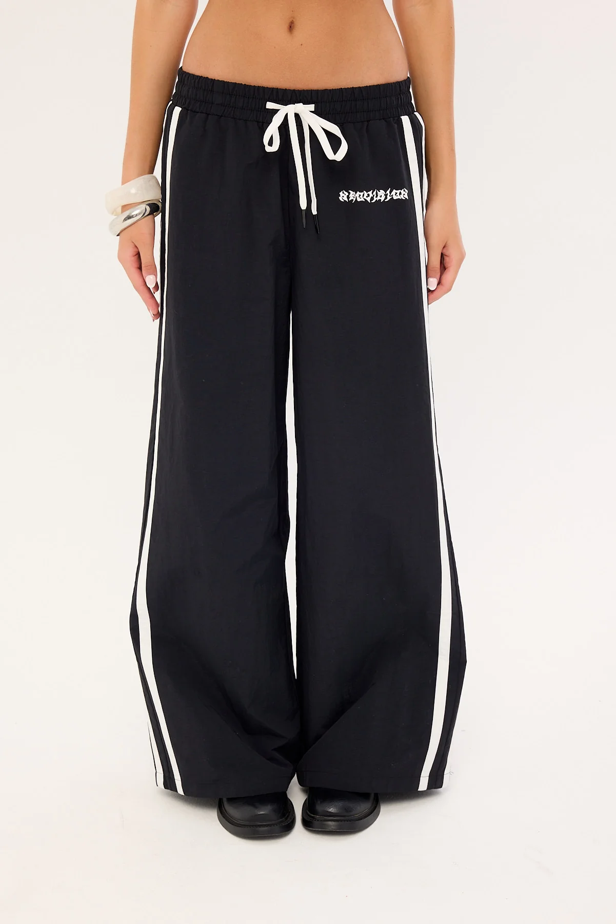 Neovision Phase Wide Leg Track Pant Black - Image 7
