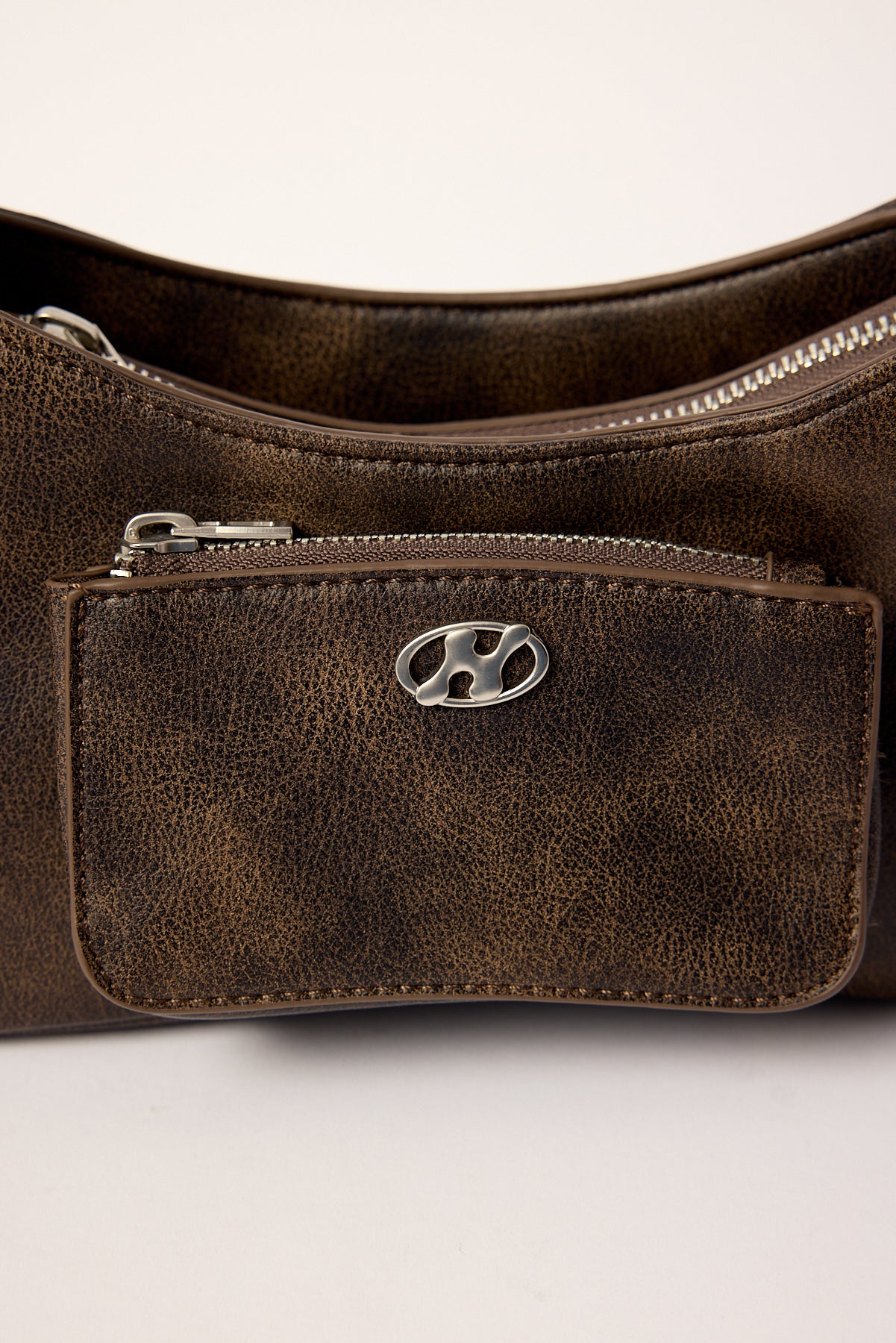 Neovision Pocket Junk Shoulder Bag Brown - Image 2
