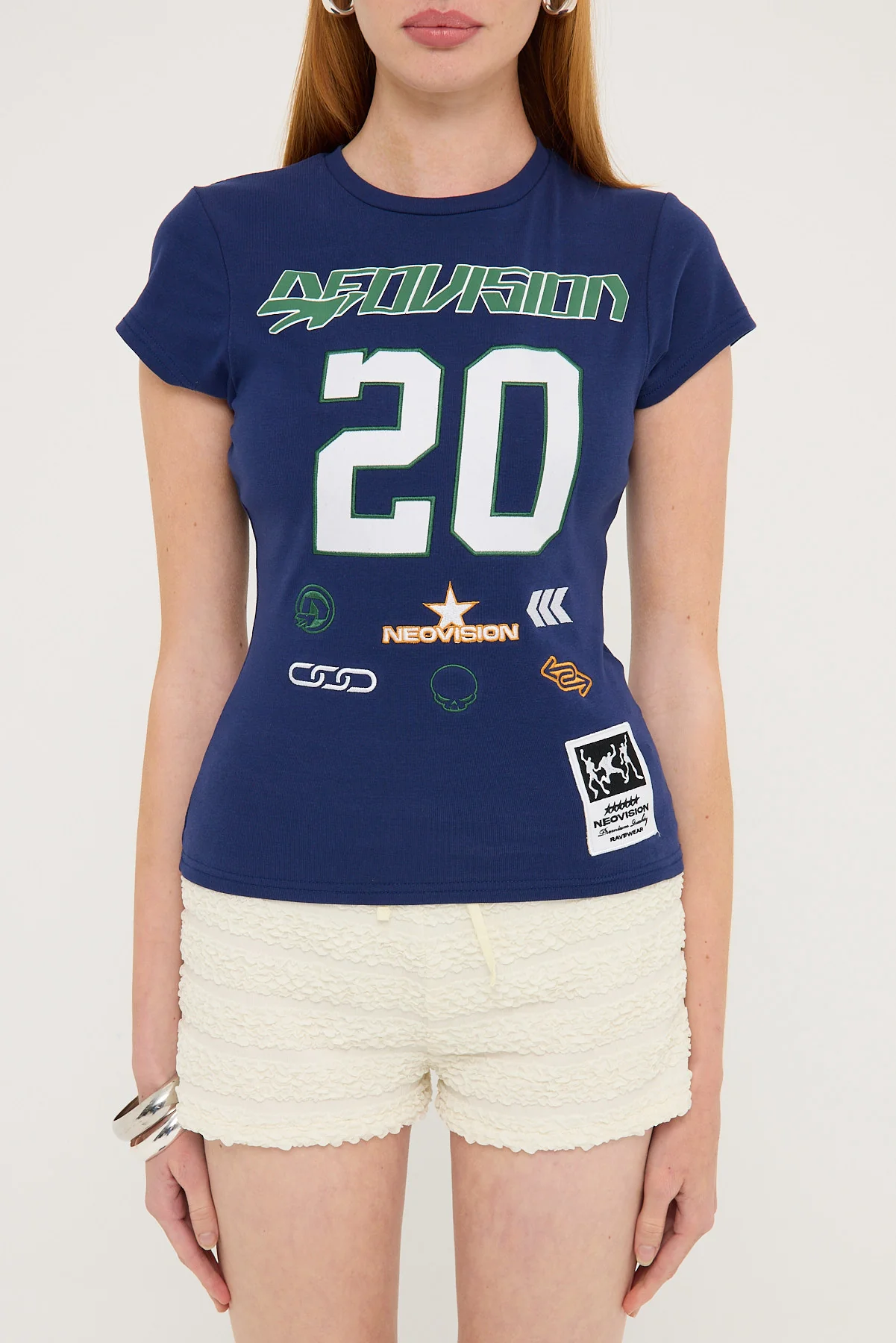 Neovision Precision Baby Tee Navy - Image 7