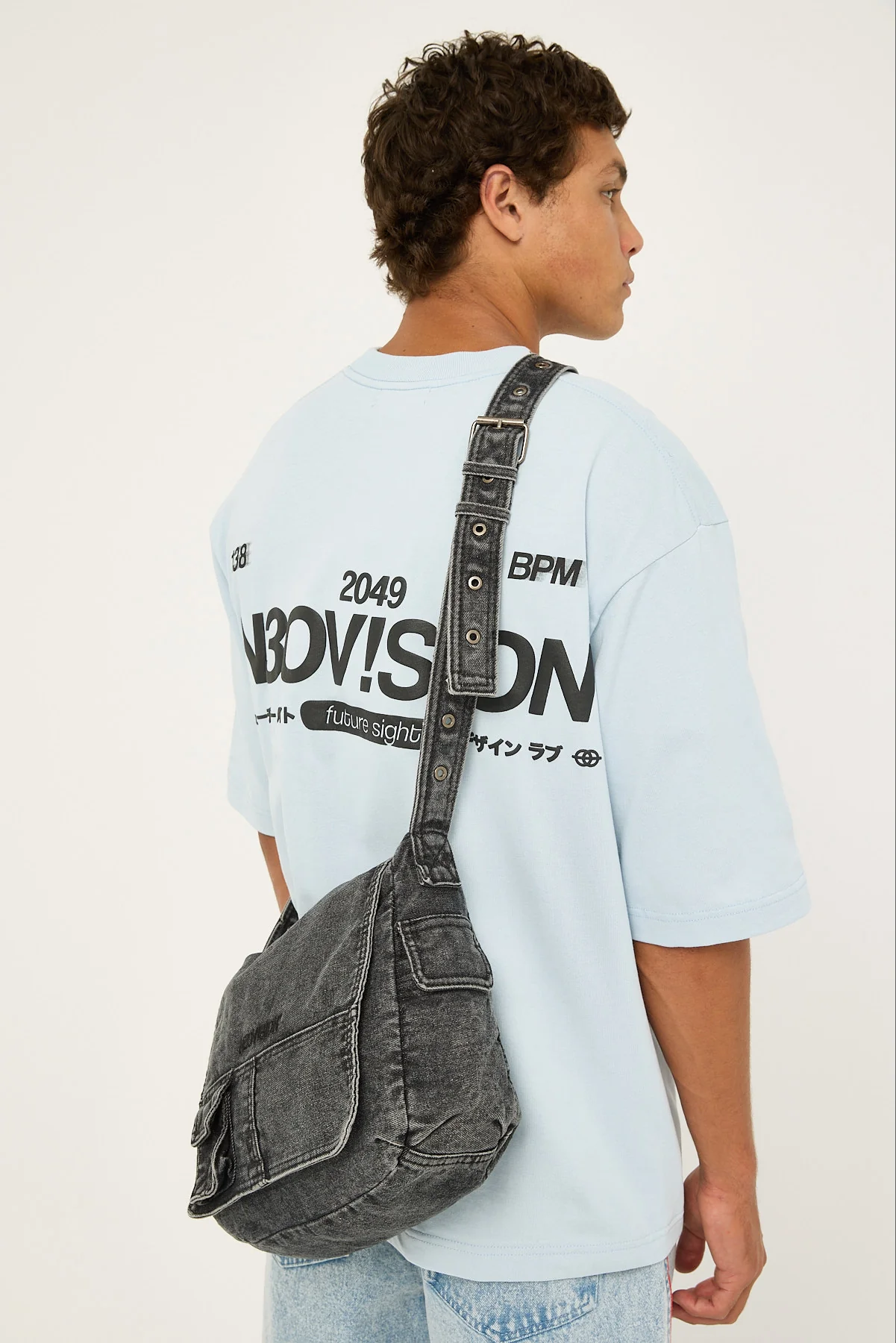 Neovision Propane Messenger Bag Black Denim - Image 4