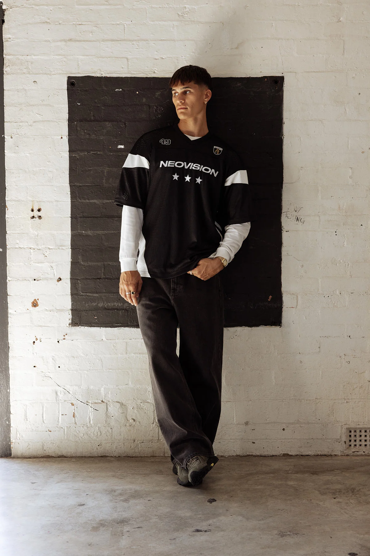 Neovision Protagonist V Neck Jersey Black