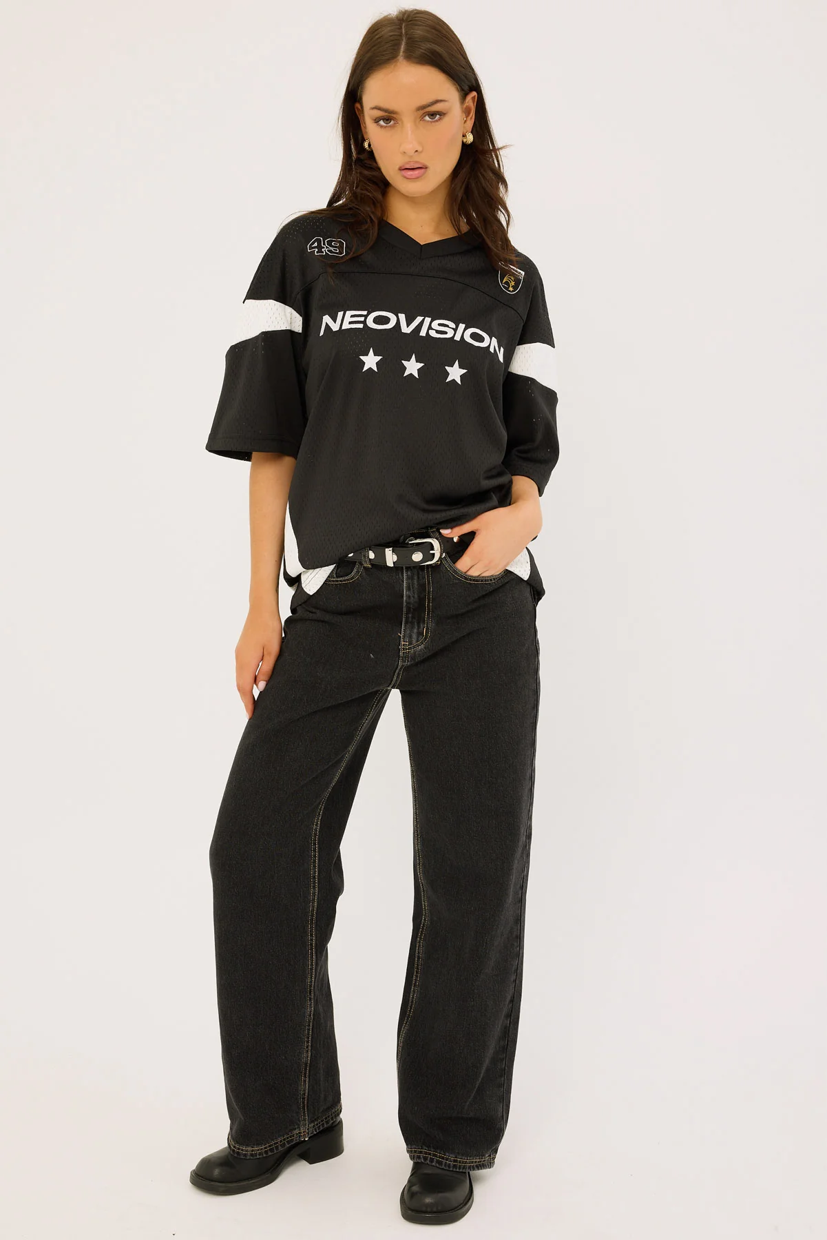 Neovision Protagonist V Neck Jersey Black - Image 10