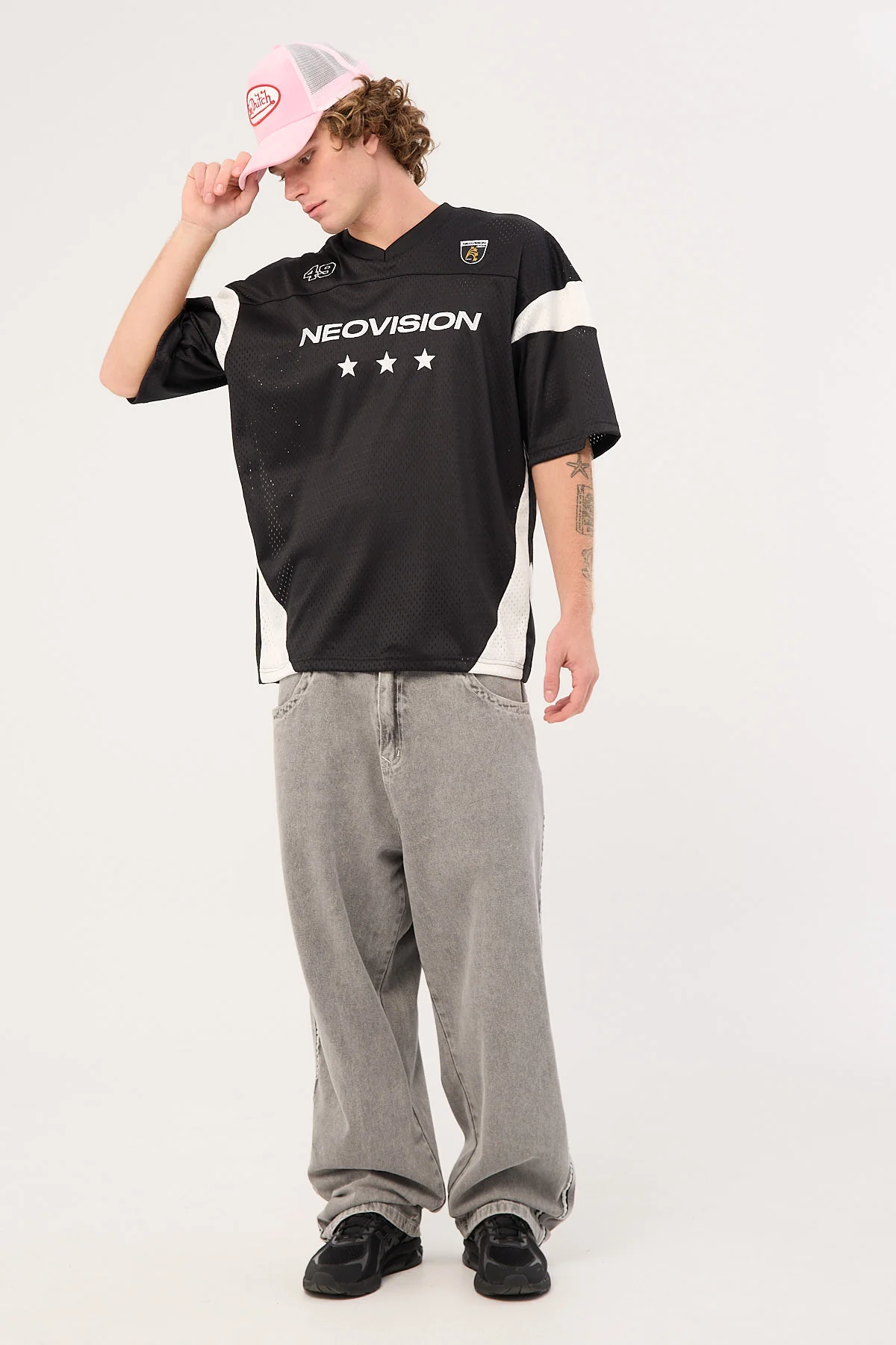 Neovision Protagonist V Neck Jersey Black - Image 4