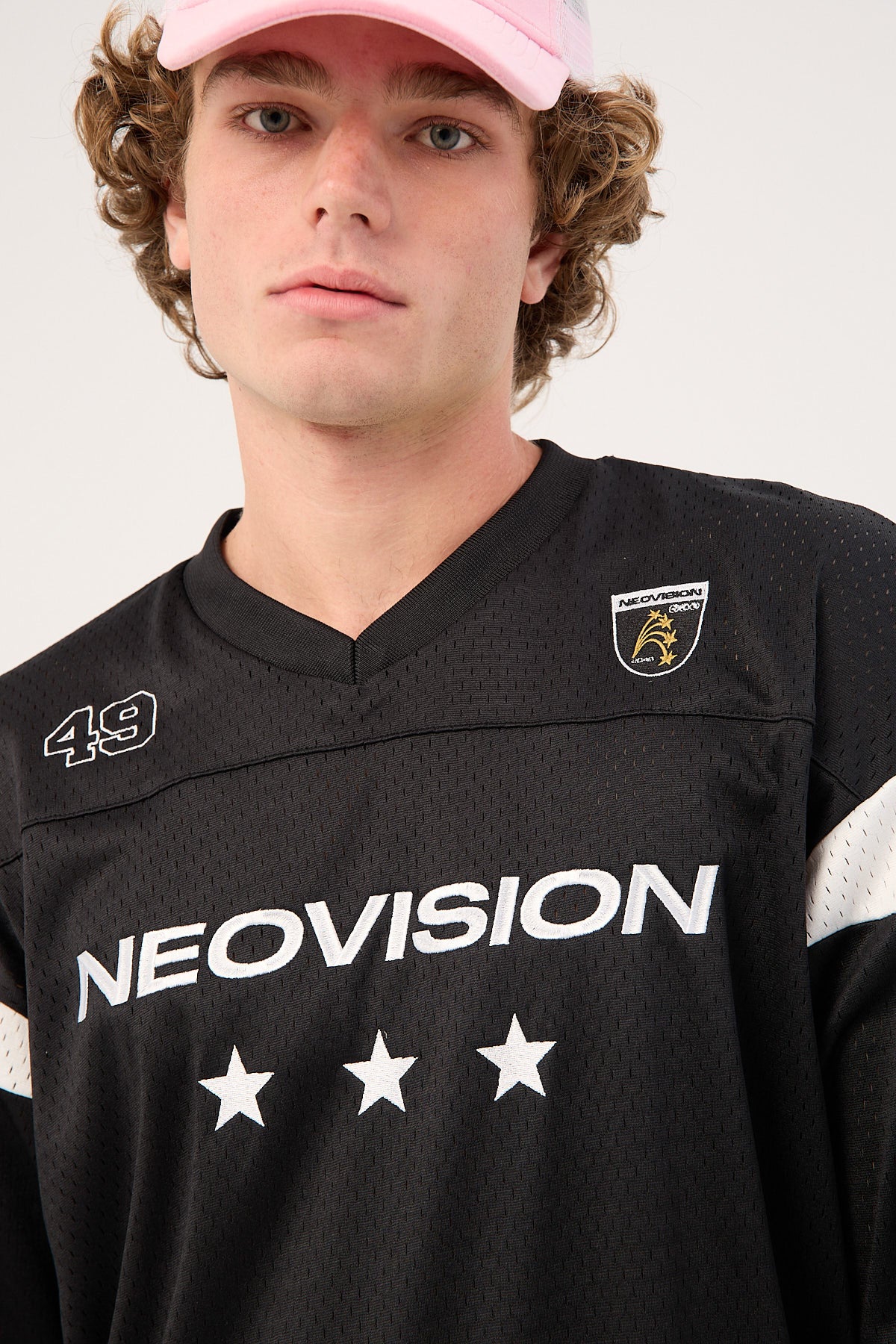 Neovision Protagonist V Neck Jersey Black - Image 5