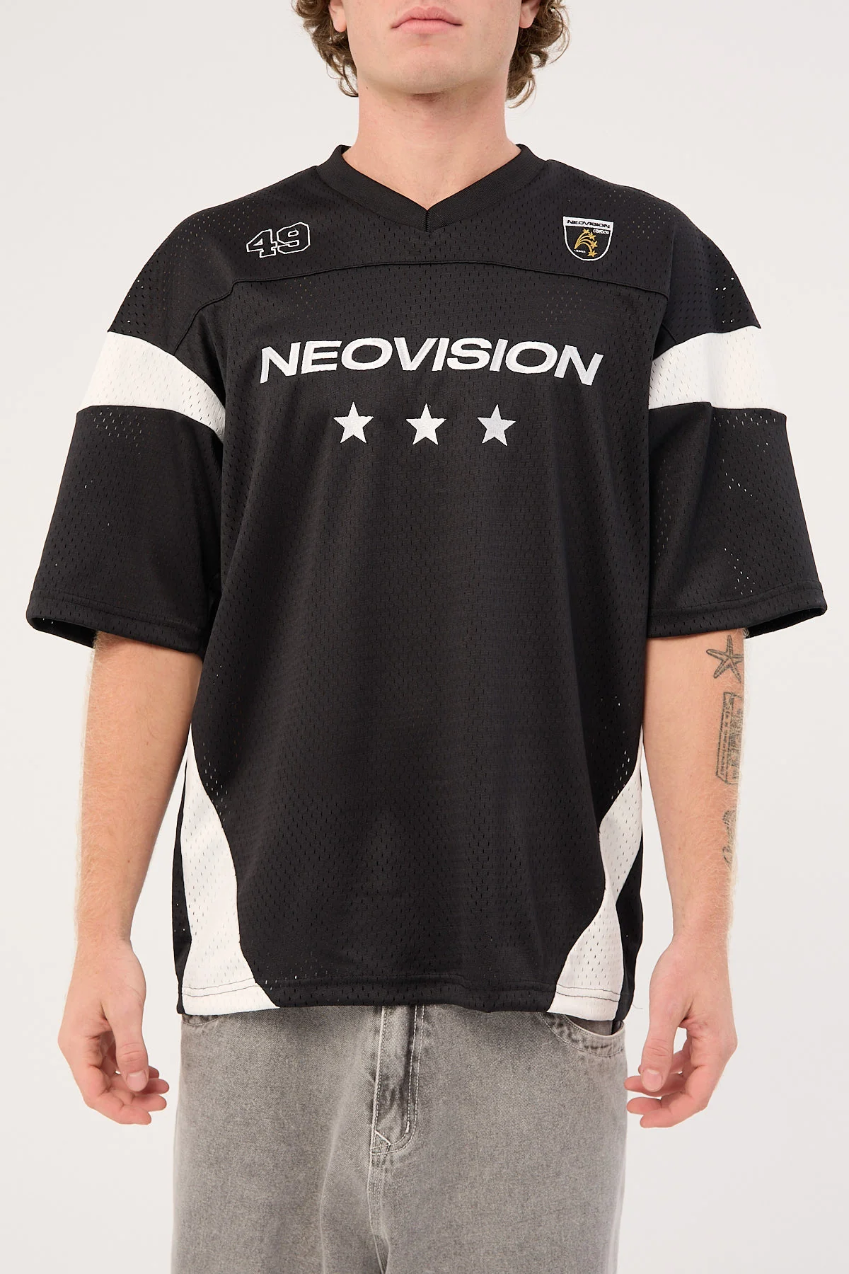 Neovision Protagonist V Neck Jersey Black - Image 9