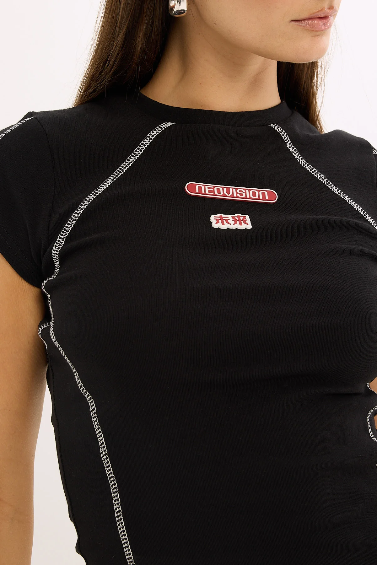 Neovision Protocol Baby Tee Black - Image 3
