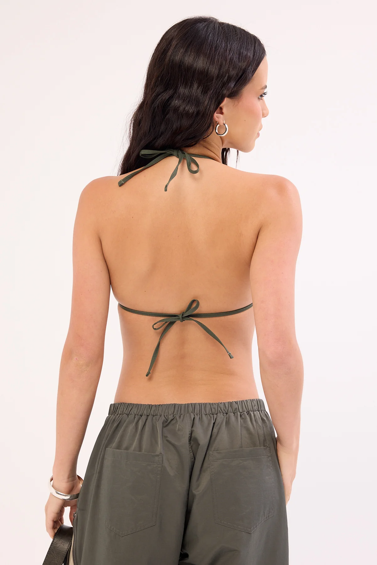 Neovision Puncture Eyelet Bralette Washed Grey - Image 5