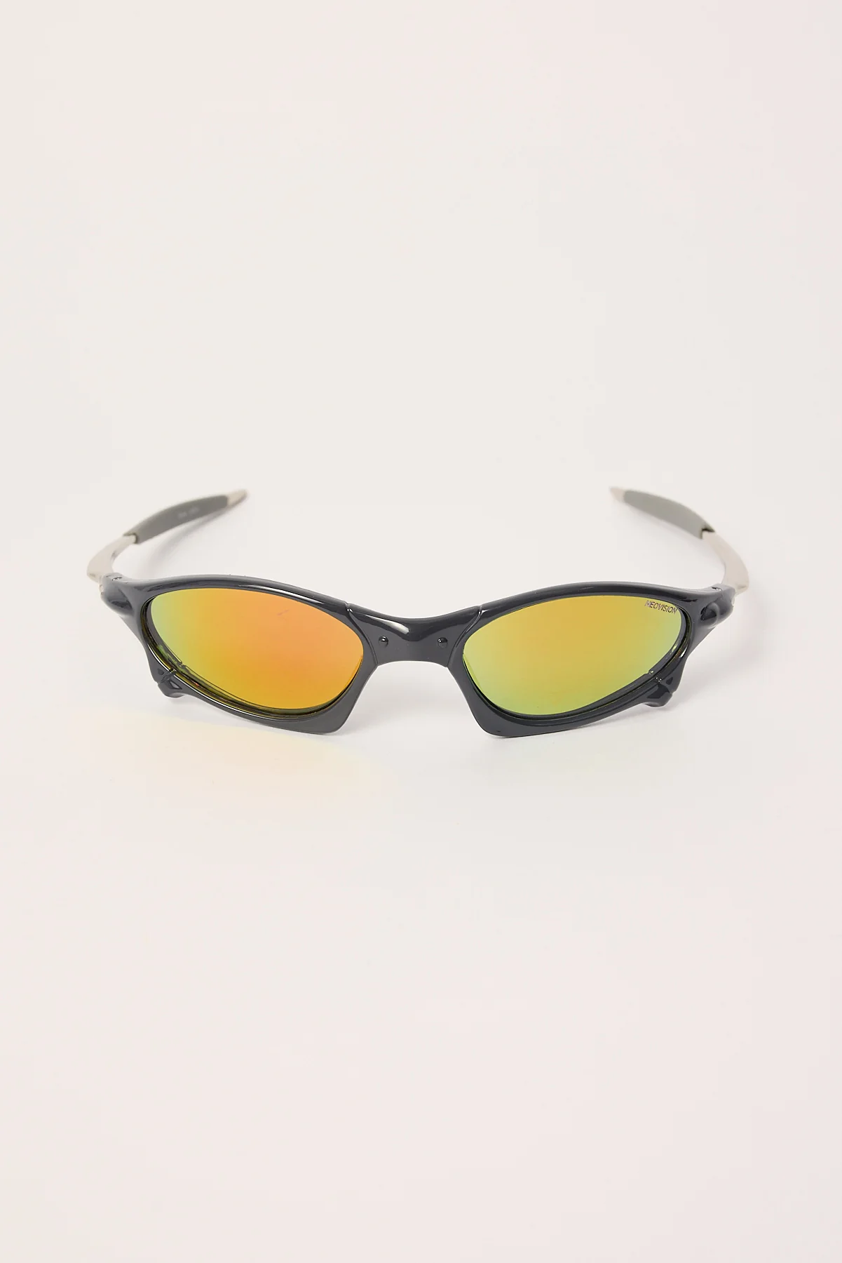 Neovision Quantum Sunglasses Metallic Charcoal/Red Mirror
