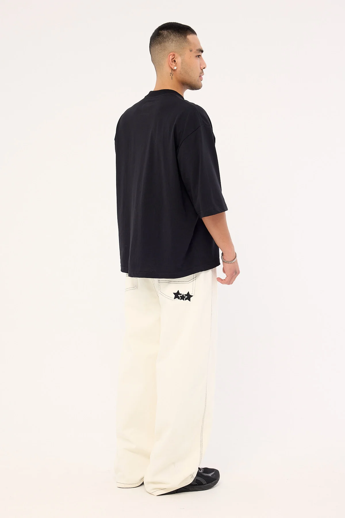 Neovision Radical Behemoth Super Baggy Jean Stone White - Image 6