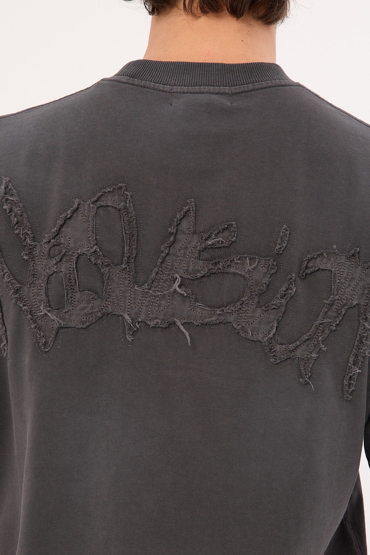 Neovision Radical Distressed Logo Street Super Heavy Tee Sunfade Black - Image 7