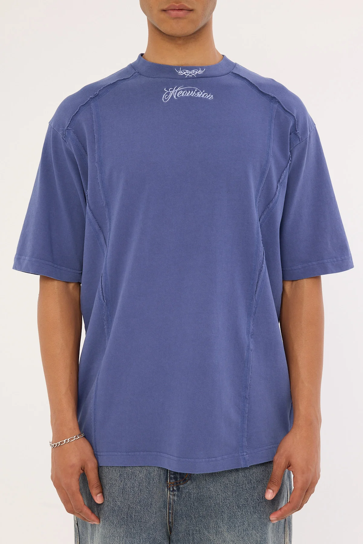 Neovision Ragged Oversize Super Heavy Tee Washed Blue - Image 11