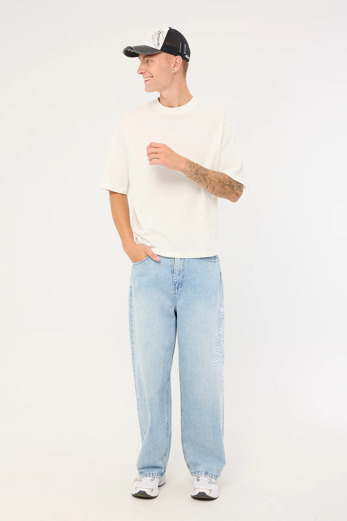 Neovision Reflekt Behemoth Super Baggy Jean Drift Blue