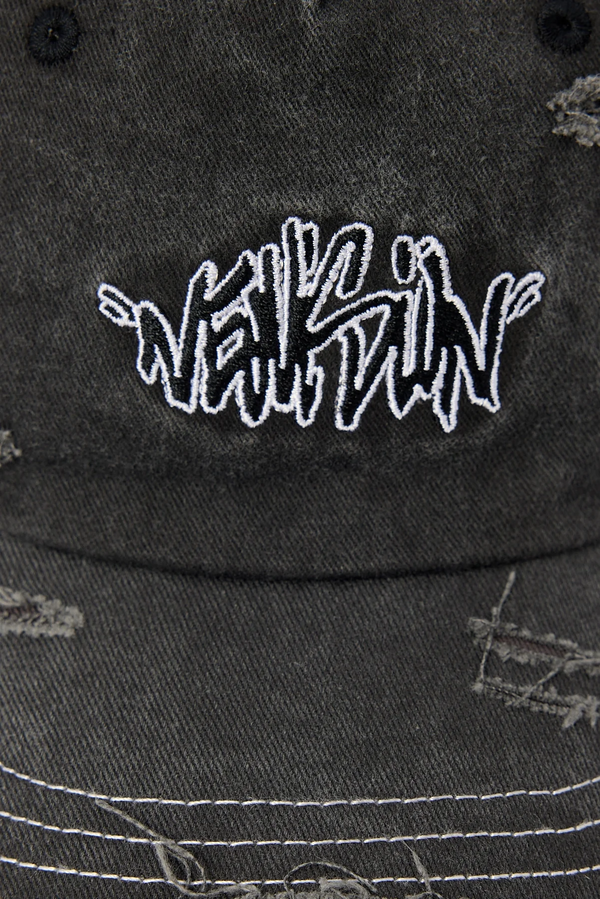 Neovision Reflekt Distressed Trucker Cap Washed Black - Image 2
