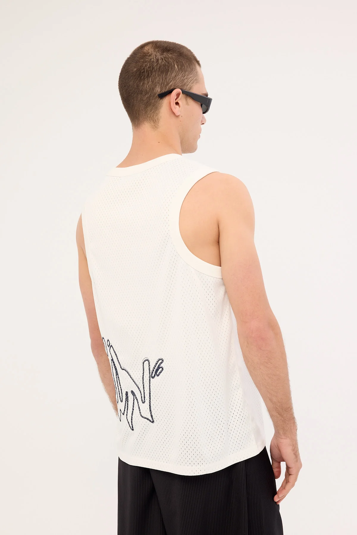 Neovision Reflekt Loose Singlet Tank White - Image 5