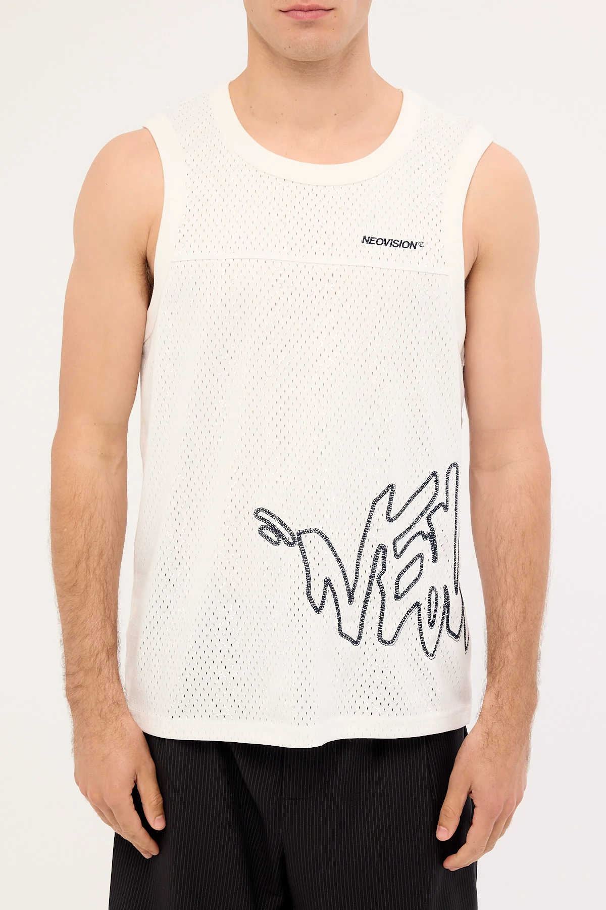 Neovision Reflekt Loose Singlet Tank White - Image 6