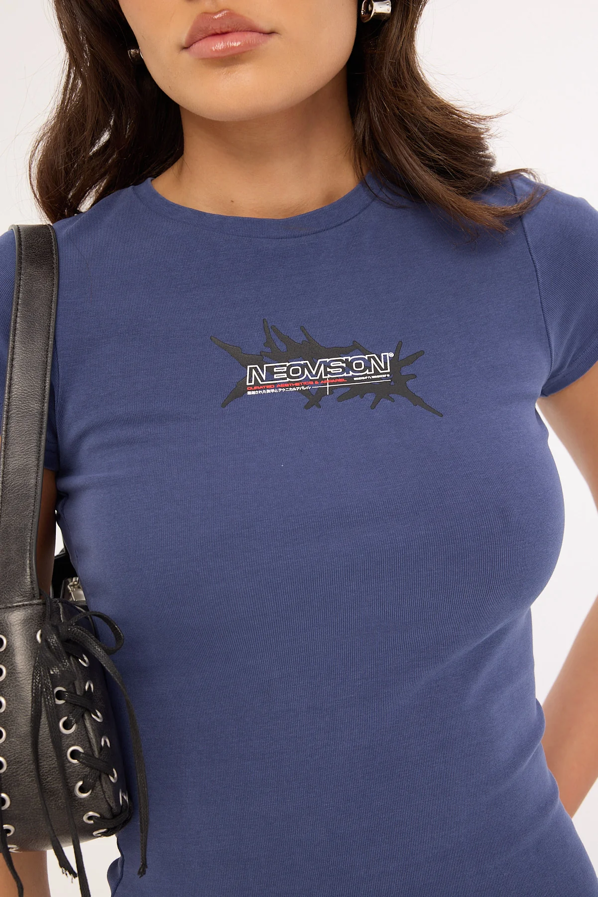 Neovision Relic Baby Tee Navy - Image 6