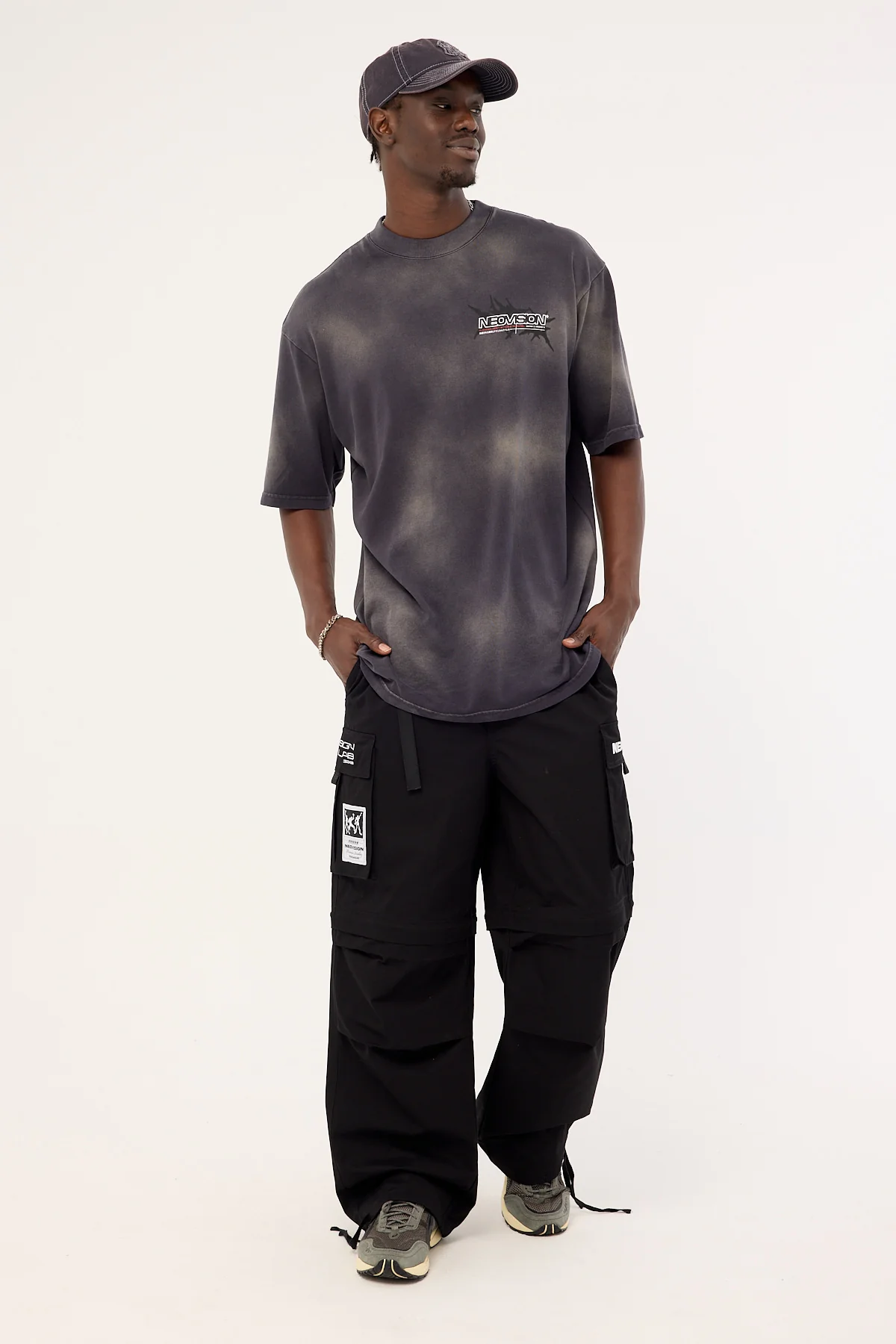 Neovision Relic Oversize Super Heavy Tee Sunfade Black - Image 5