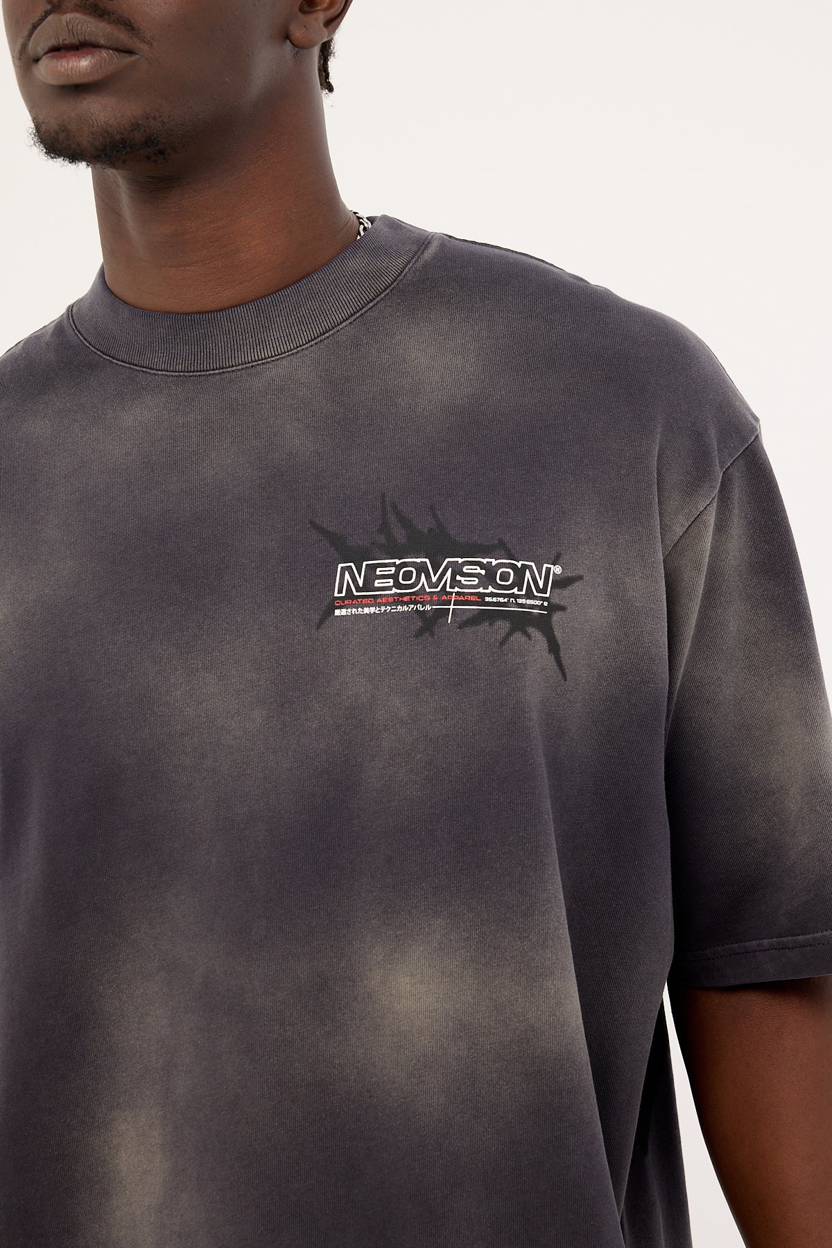 Neovision Relic Oversize Super Heavy Tee Sunfade Black - Image 6