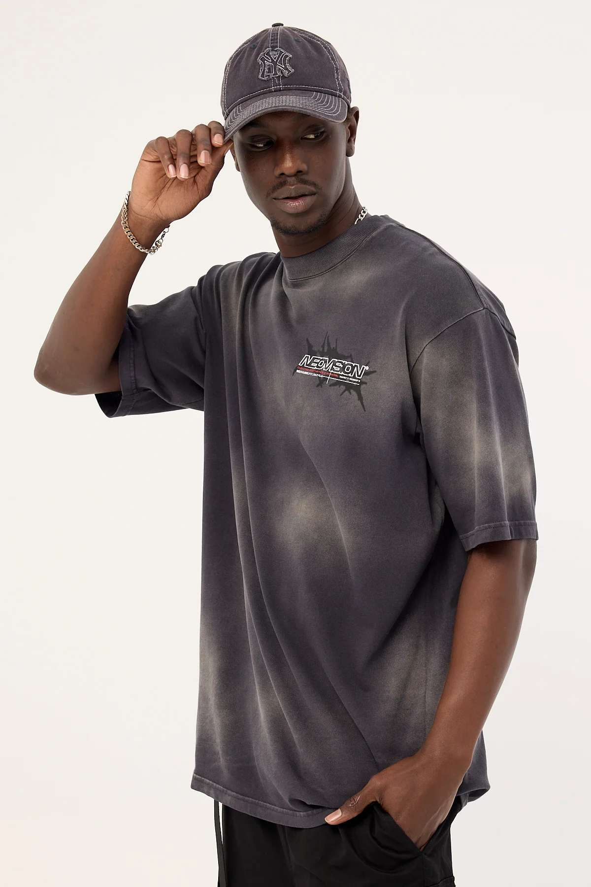 Neovision Relic Oversize Super Heavy Tee Sunfade Black - Image 7