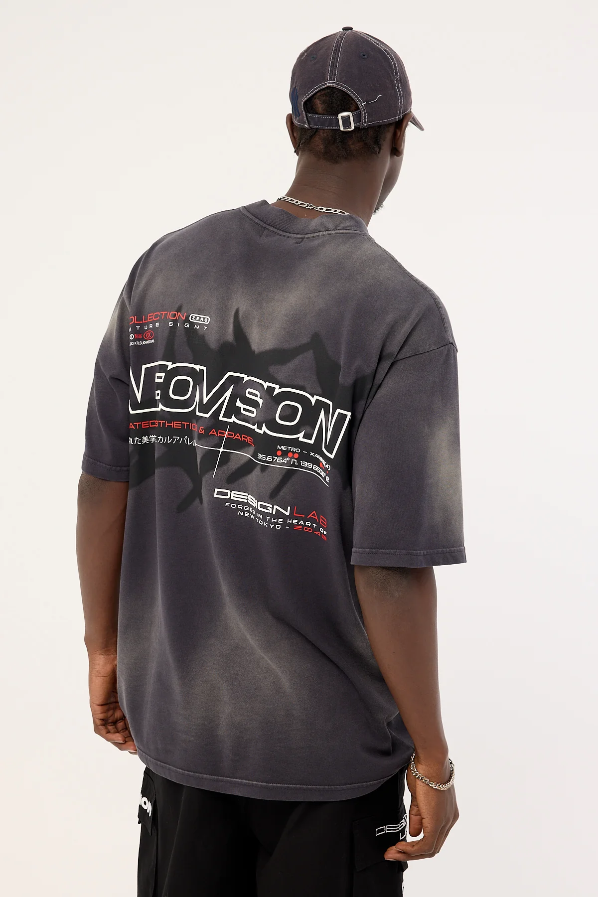 Neovision Relic Oversize Super Heavy Tee Sunfade Black - Image 8