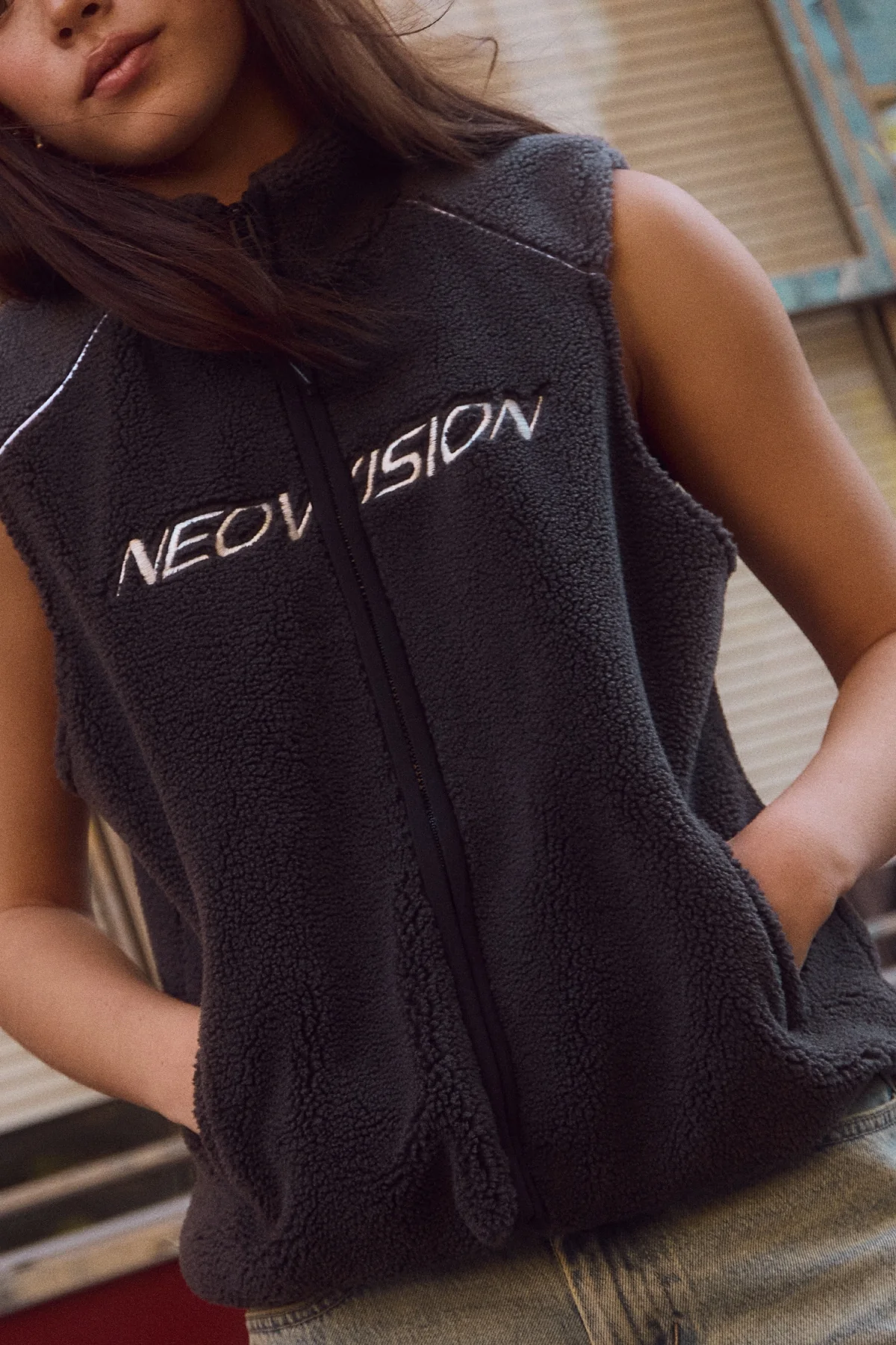Neovision Reserved Sherpa Vest Grey - Image 5