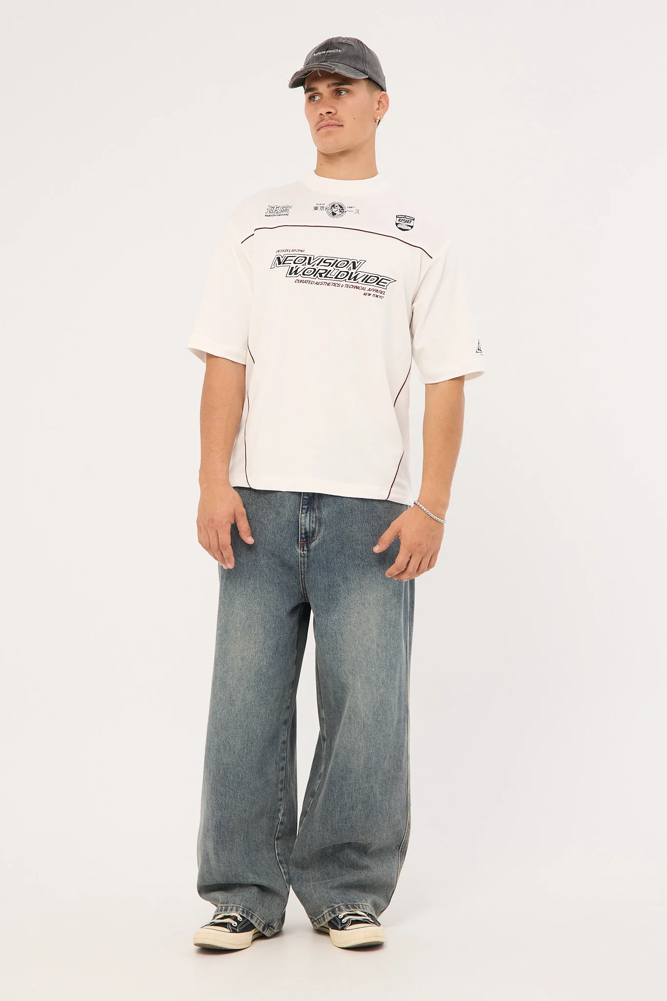 Neovision Reserved Street Super Heavy Tee Off White - Image 3