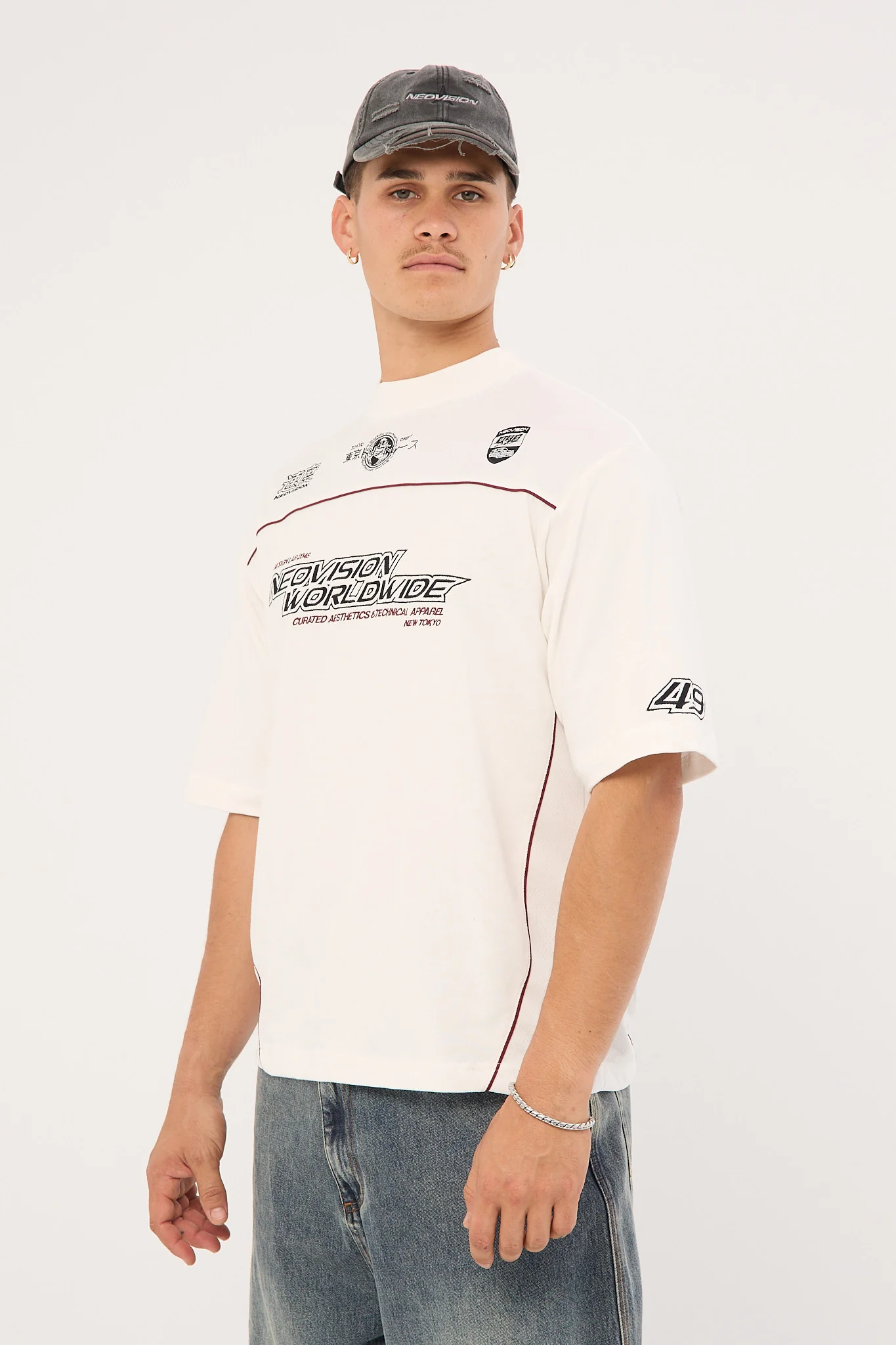 Neovision Reserved Street Super Heavy Tee Off White - Image 4