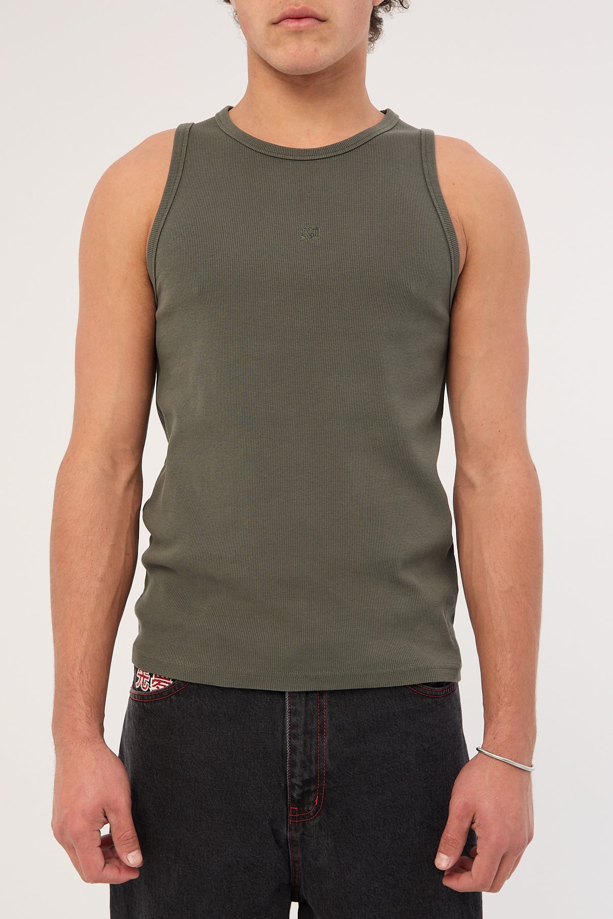Neovision Restricted Singlet Tank Washed Khaki - Image 6