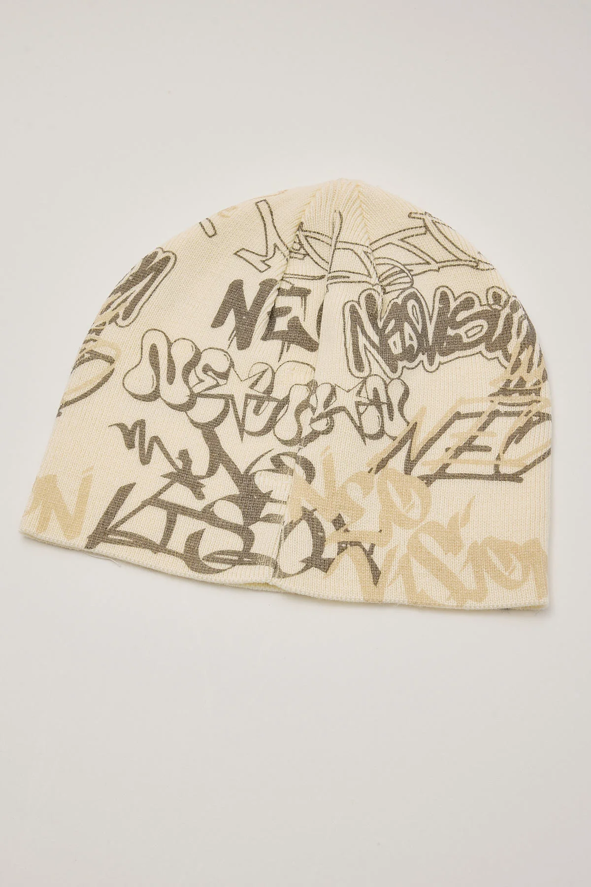 Neovision Reverse Skull Cap Beanie Off White - Image 3