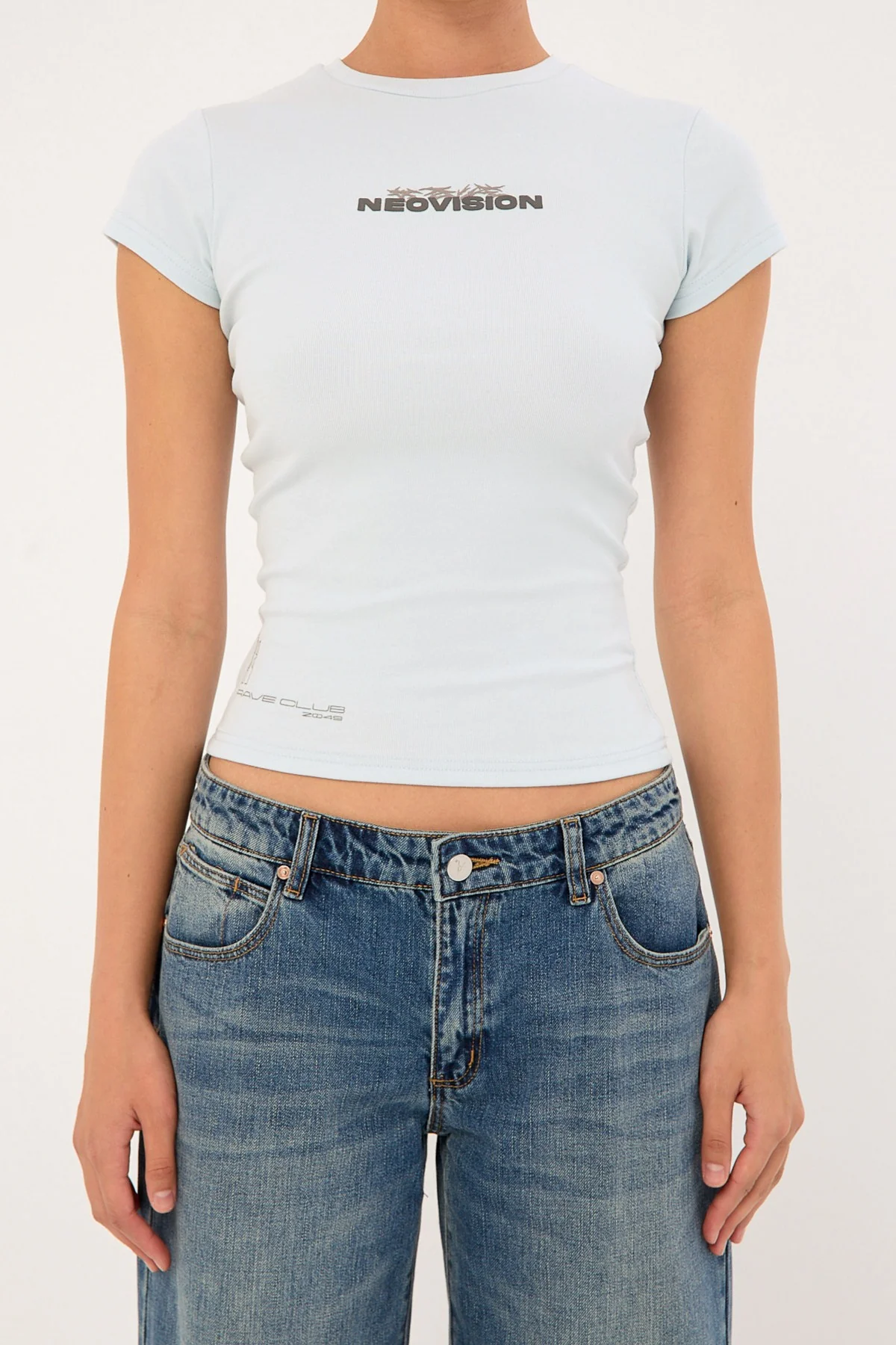 Neovision Ritual Baby Tee Blue - Image 10