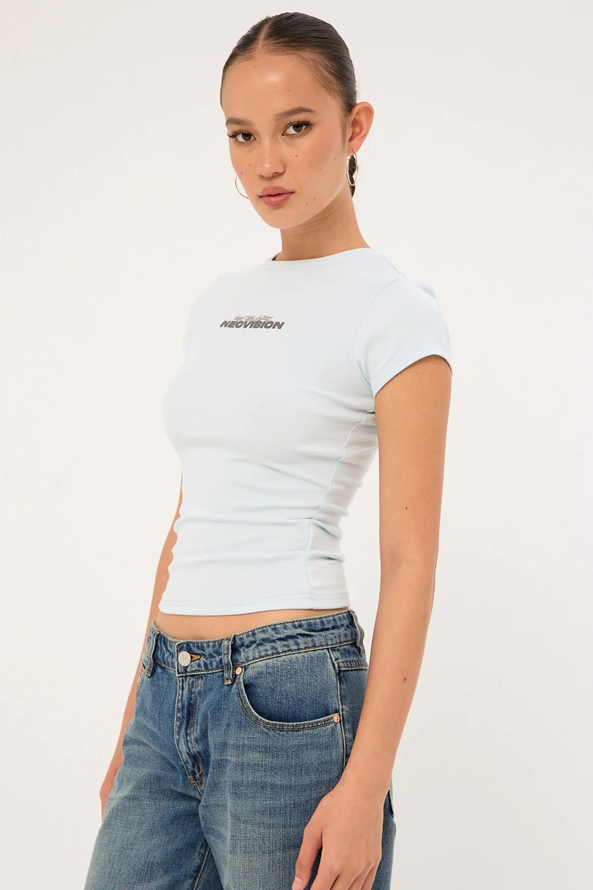 Neovision Ritual Baby Tee Blue - Image 3