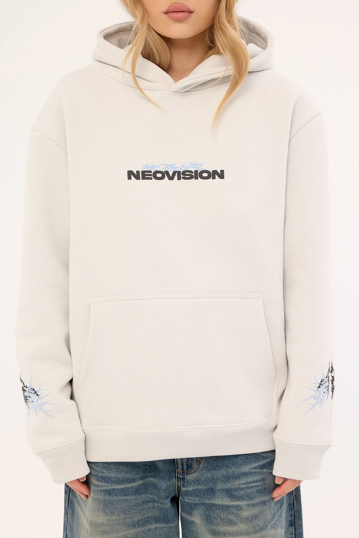 Neovision Ritual Relaxed Hoodie Grey - Image 7