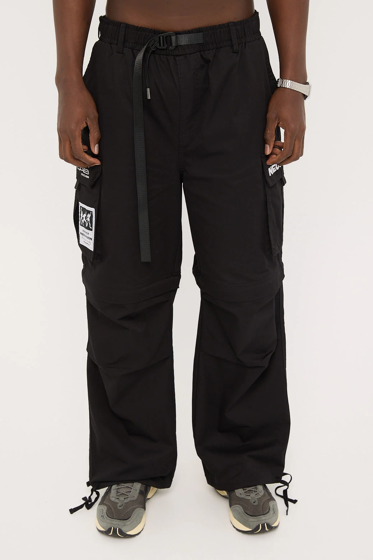 Neovision Ritual Wide Zip Off Cargo Pant Black - Image 11
