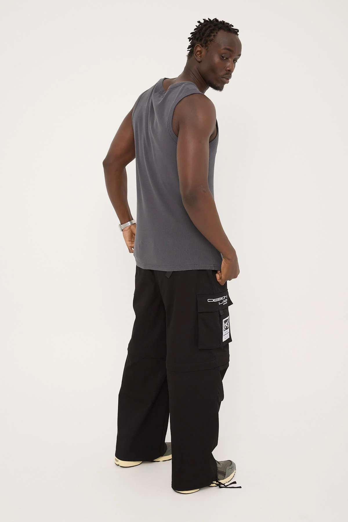 Neovision Ritual Wide Zip Off Cargo Pant Black - Image 7