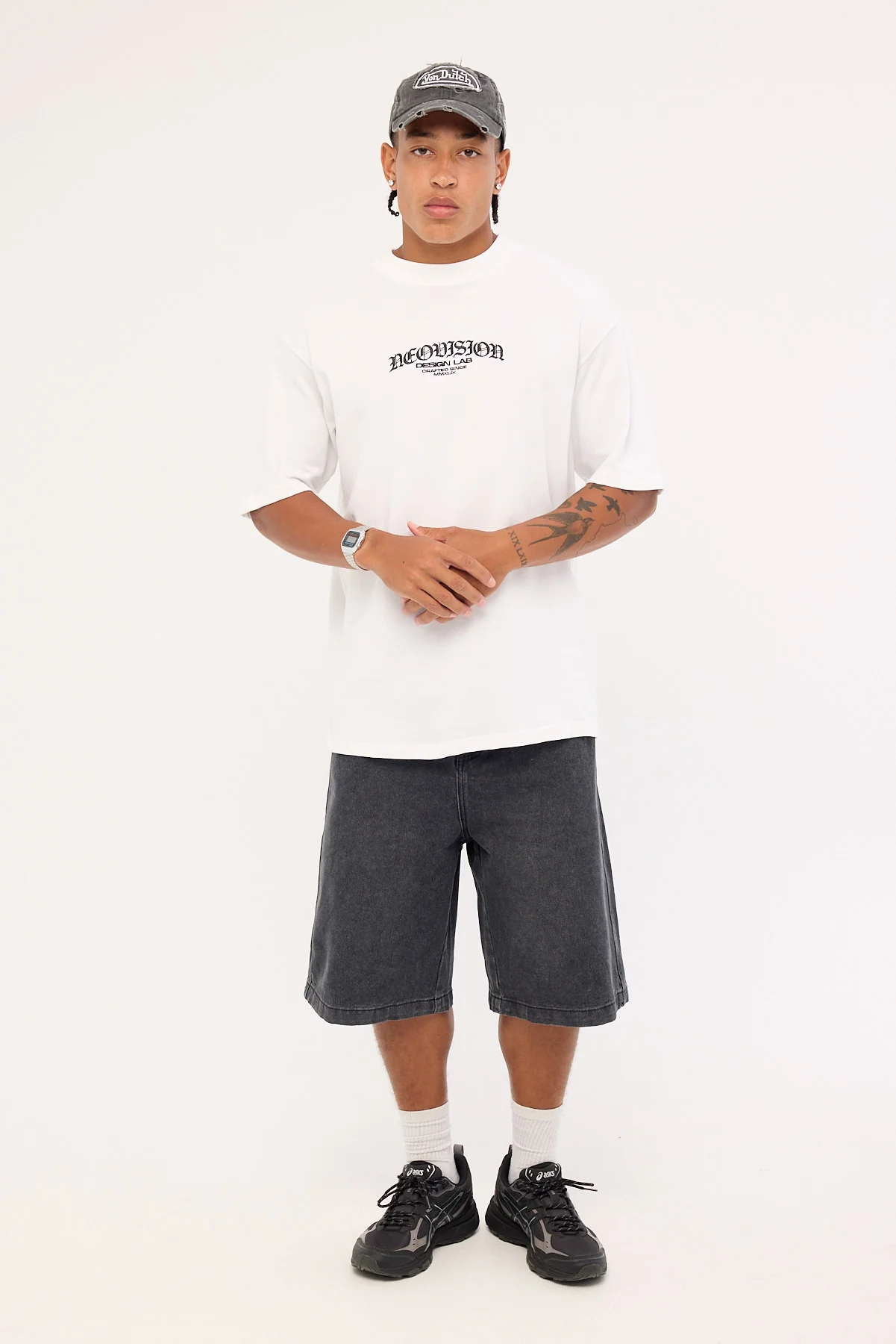 Neovision Rosebud Oversize Super Heavy Tee White - Image 2