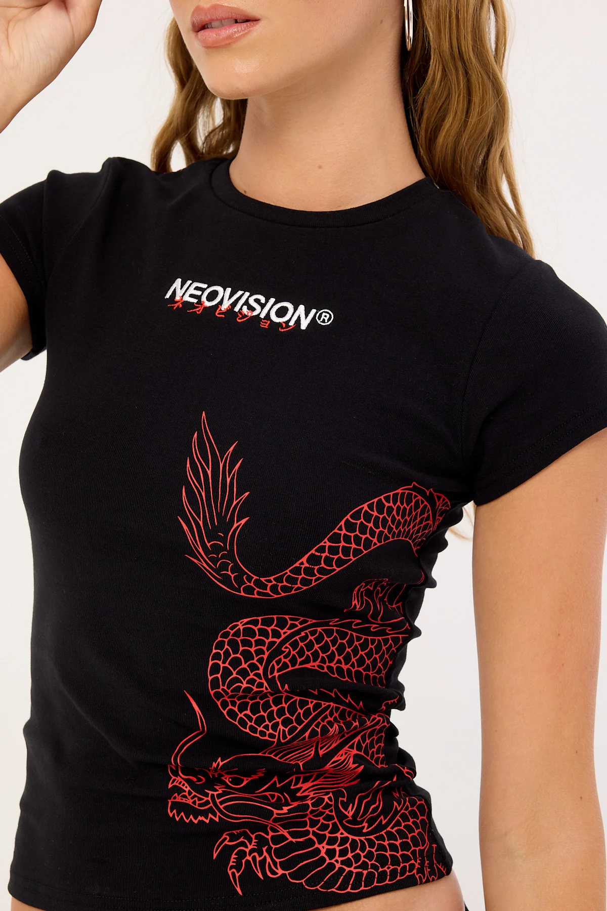 Neovision Ryuko Baby Tee Black - Image 4