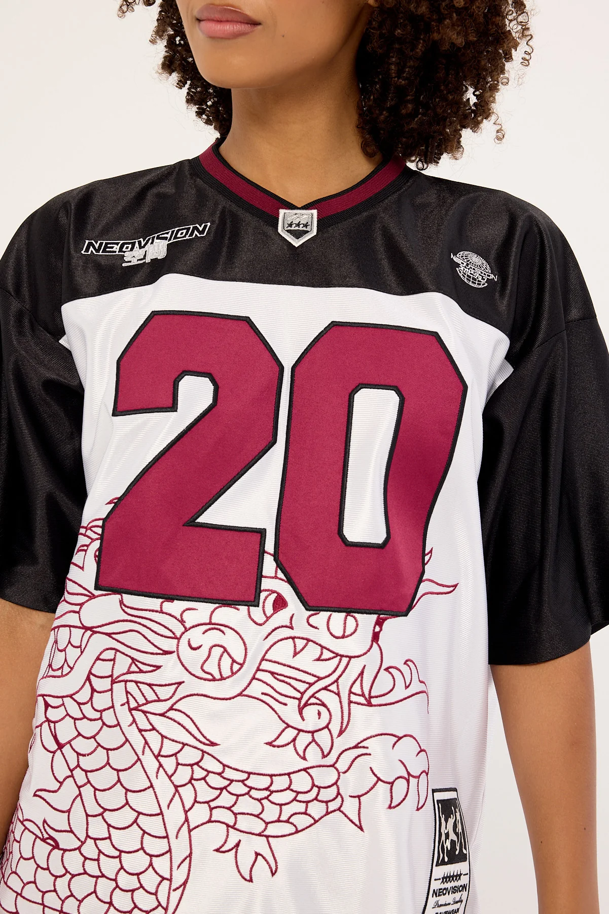 Neovision Ryuko V Neck Jersey White - Image 3