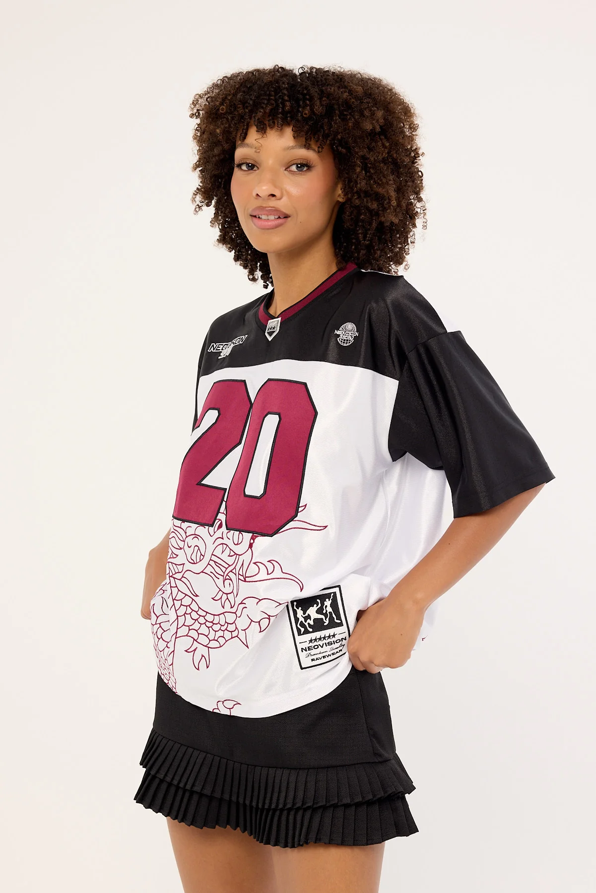 Neovision Ryuko V Neck Jersey White - Image 4