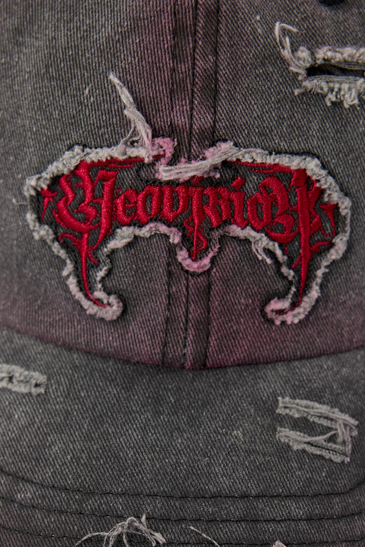 Neovision Sanctum Distressed Dad Cap Washed Black - Image 3
