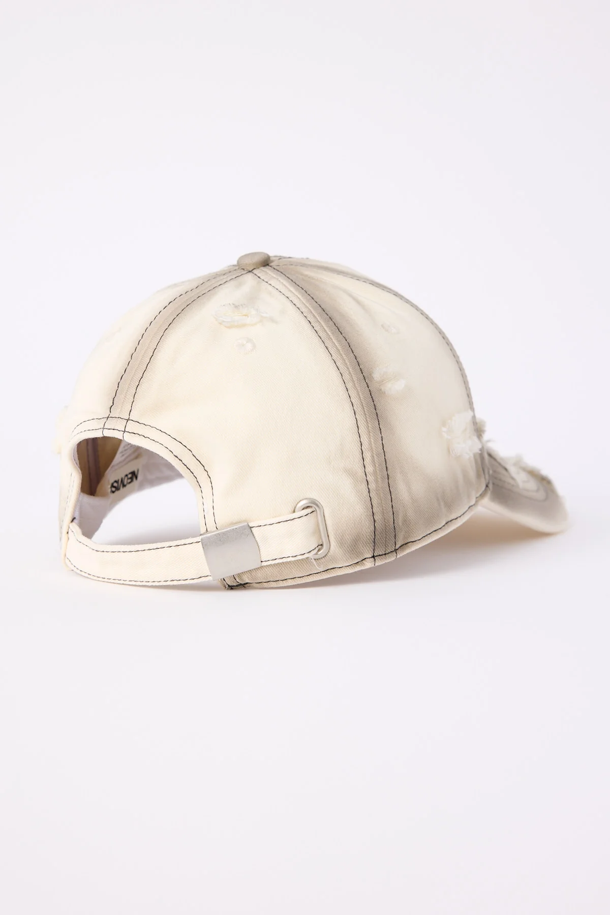 Neovision Sanctum Distressed Dad Cap Washed White - Image 4
