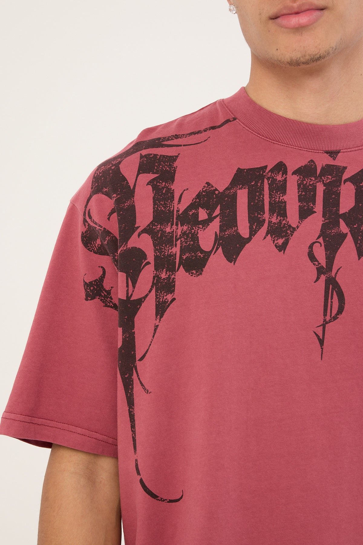Neovision Sanctum Oversize Super Heavy Tee Washed Crimson - Image 3
