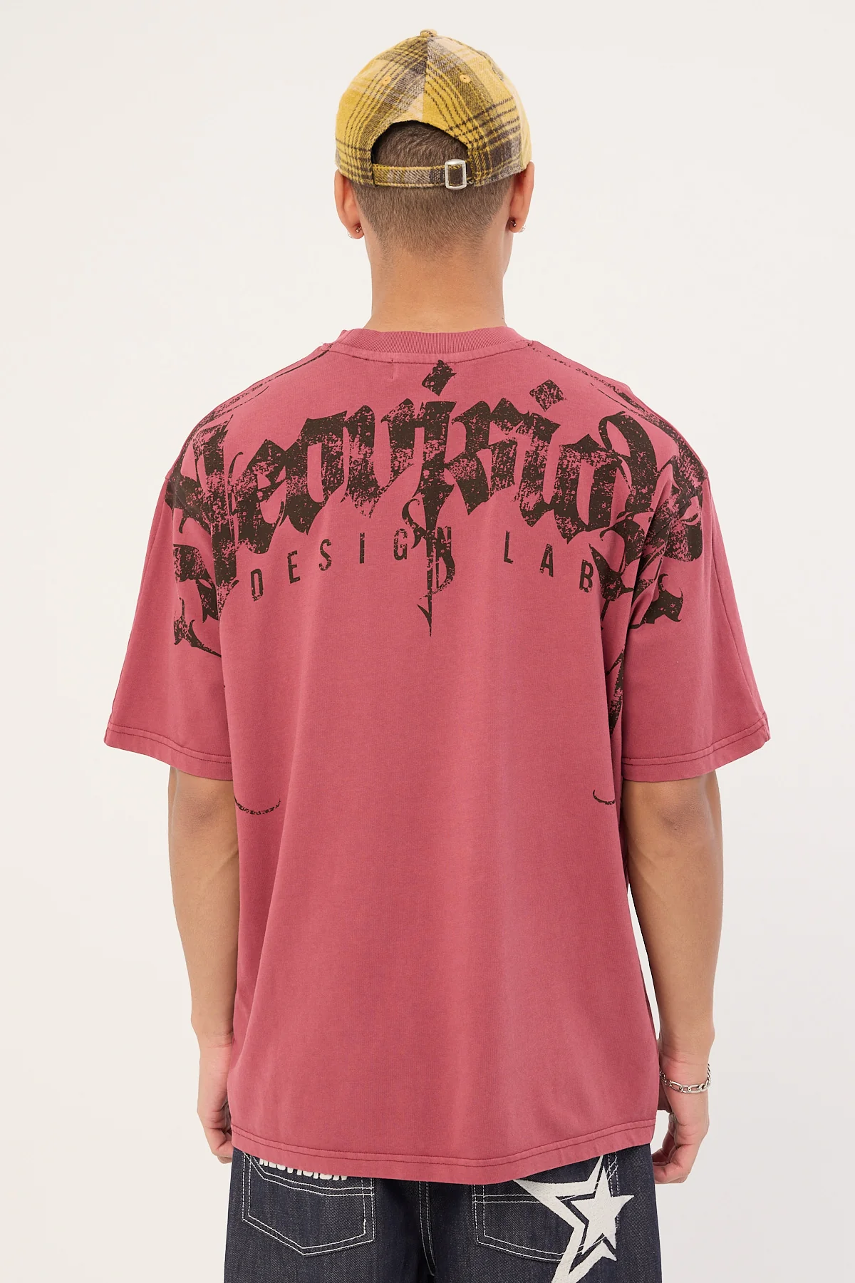 Neovision Sanctum Oversize Super Heavy Tee Washed Crimson - Image 5
