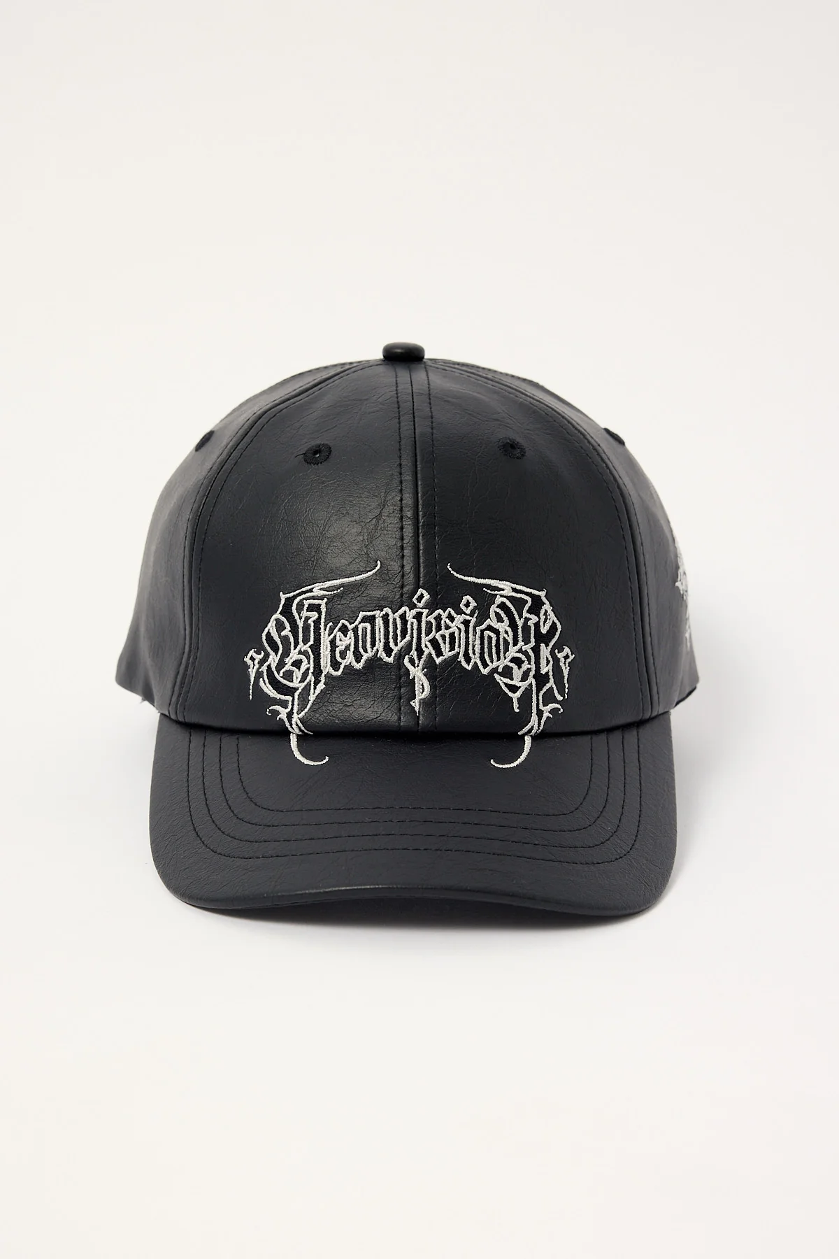 Neovision Sanctum PU Leather Dad Cap Washed Black