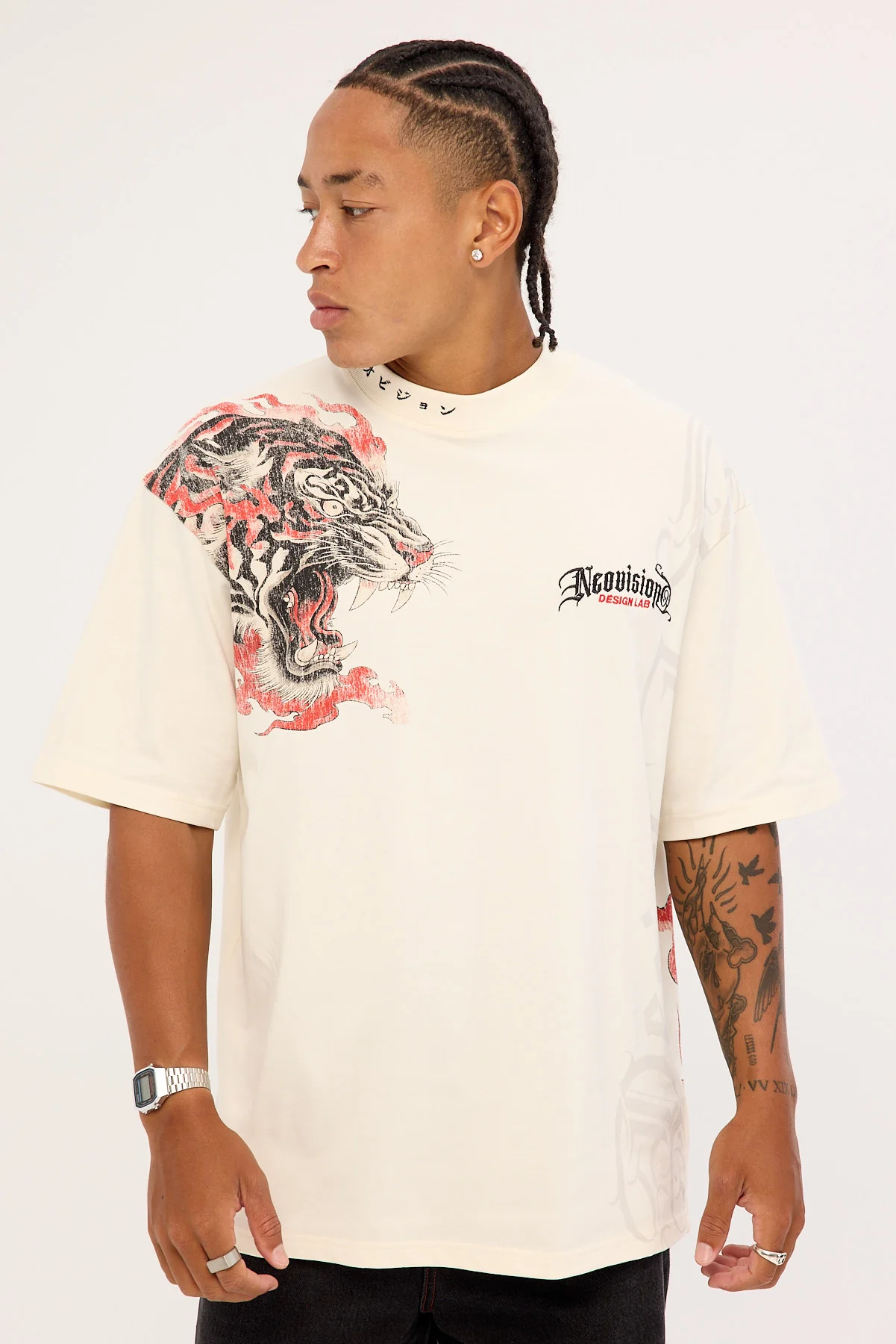 Neovision Savage Oversize Super Heavy Tee Cloud White - Image 3