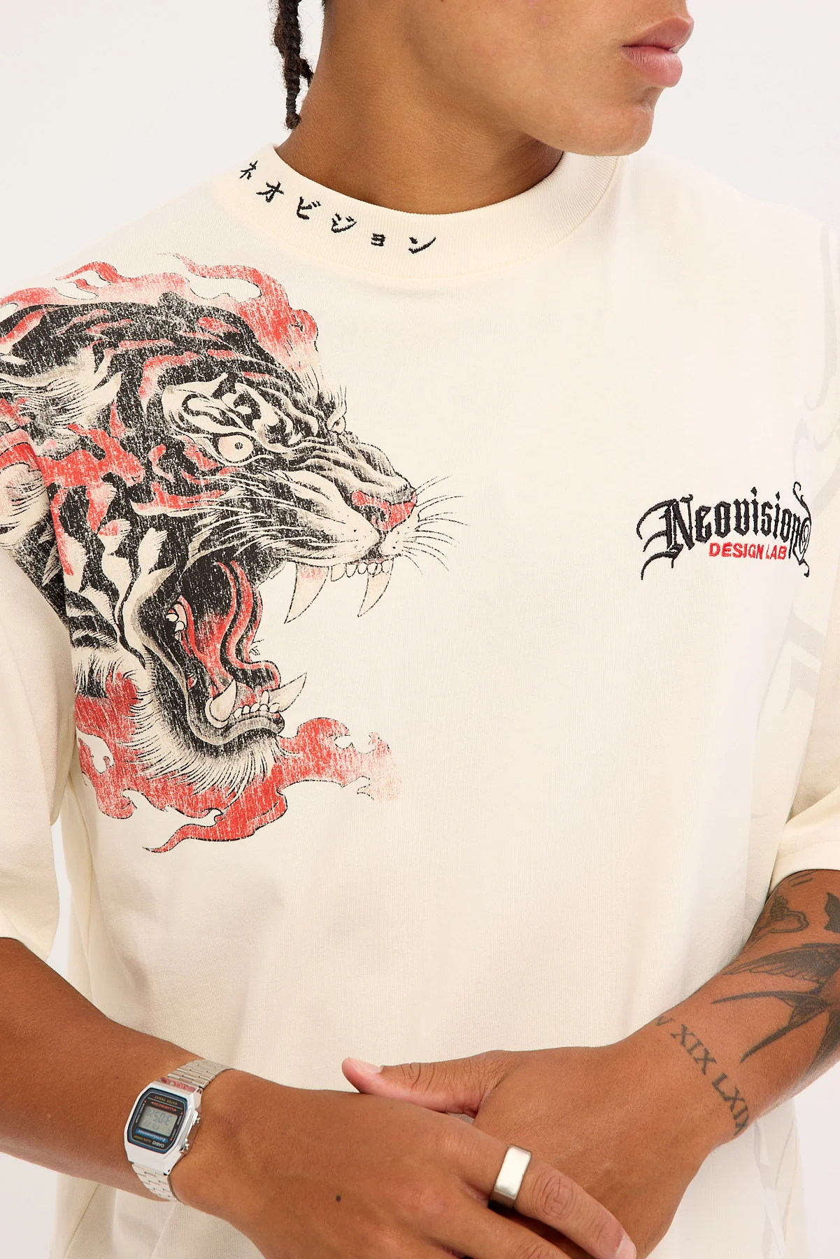 Neovision Savage Oversize Super Heavy Tee Cloud White - Image 4
