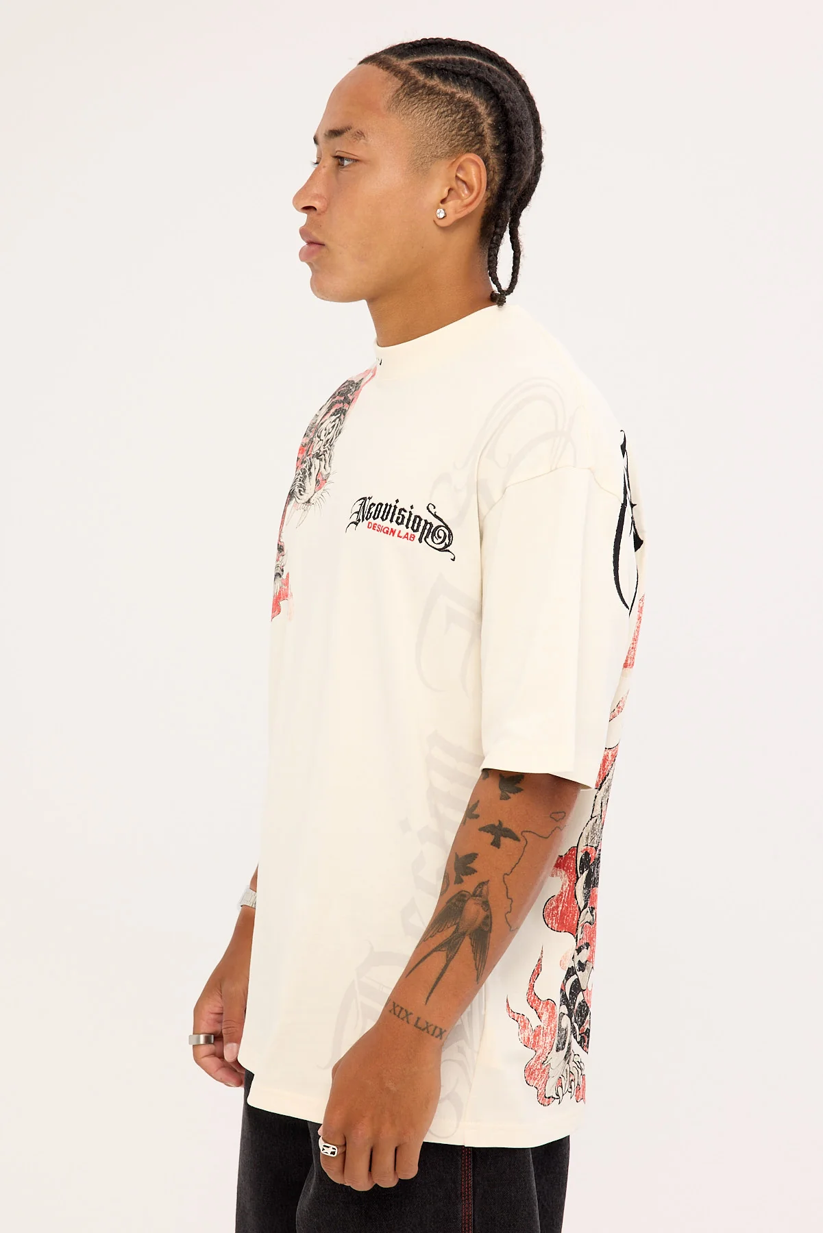 Neovision Savage Oversize Super Heavy Tee Cloud White - Image 5