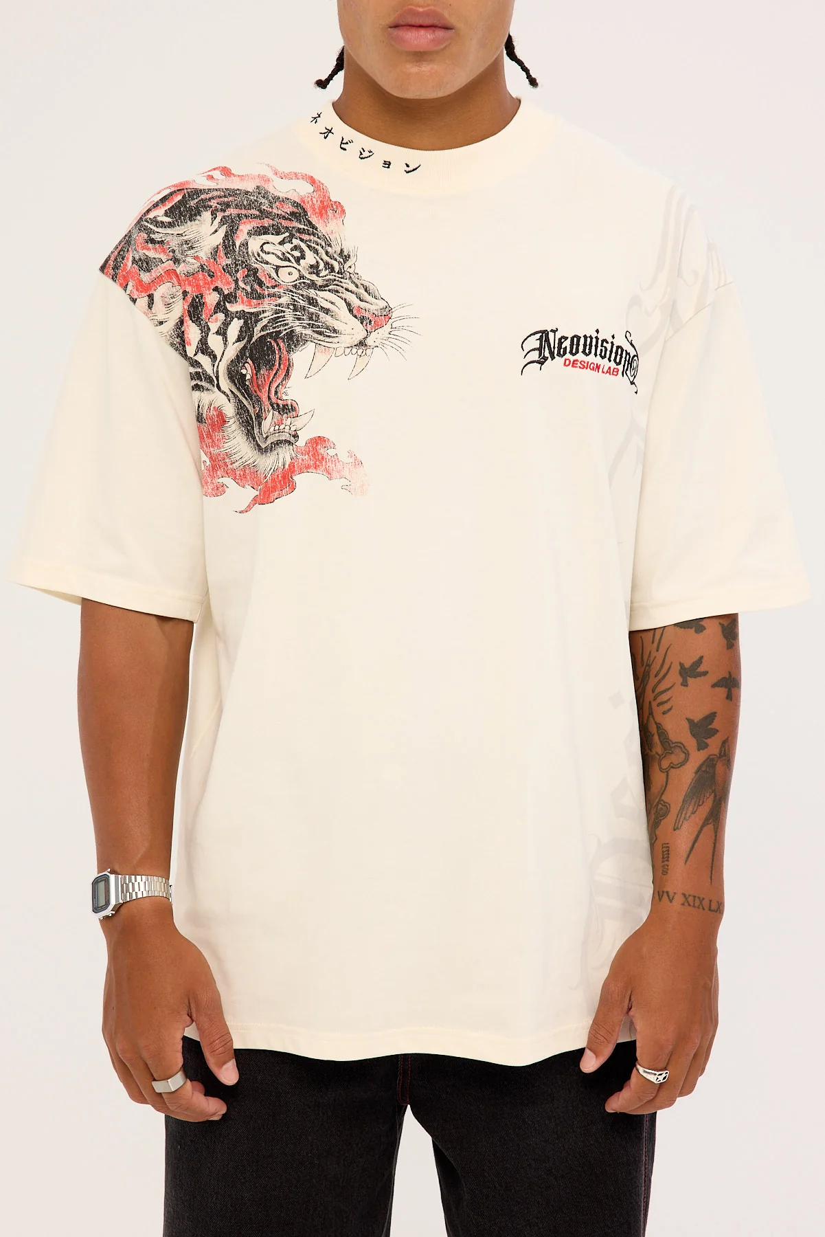 Neovision Savage Oversize Super Heavy Tee Cloud White - Image 9