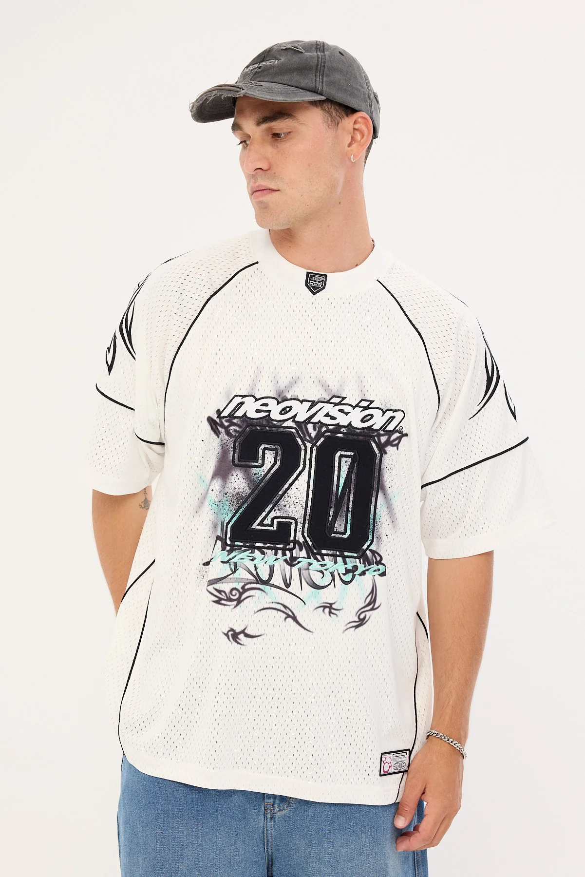 Neovision Scrawl Jersey White - Image 3