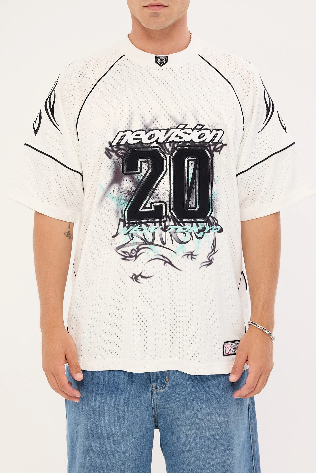 Neovision Scrawl Jersey White - Image 8