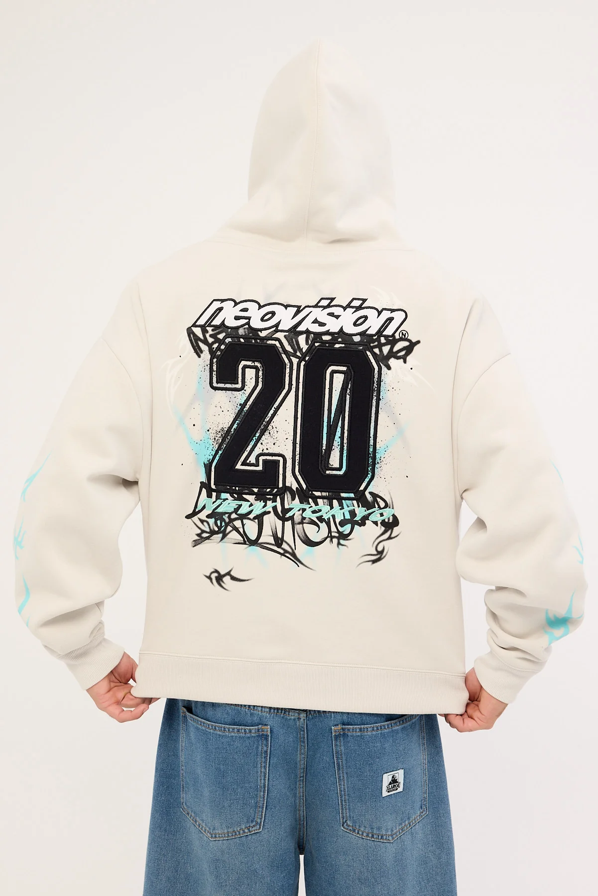 Neovision Scrawl Urban Hoodie Grey Fog